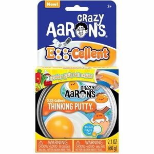 Crazy Aaron's Egg-cellent Thinking Putty - Yellow & White